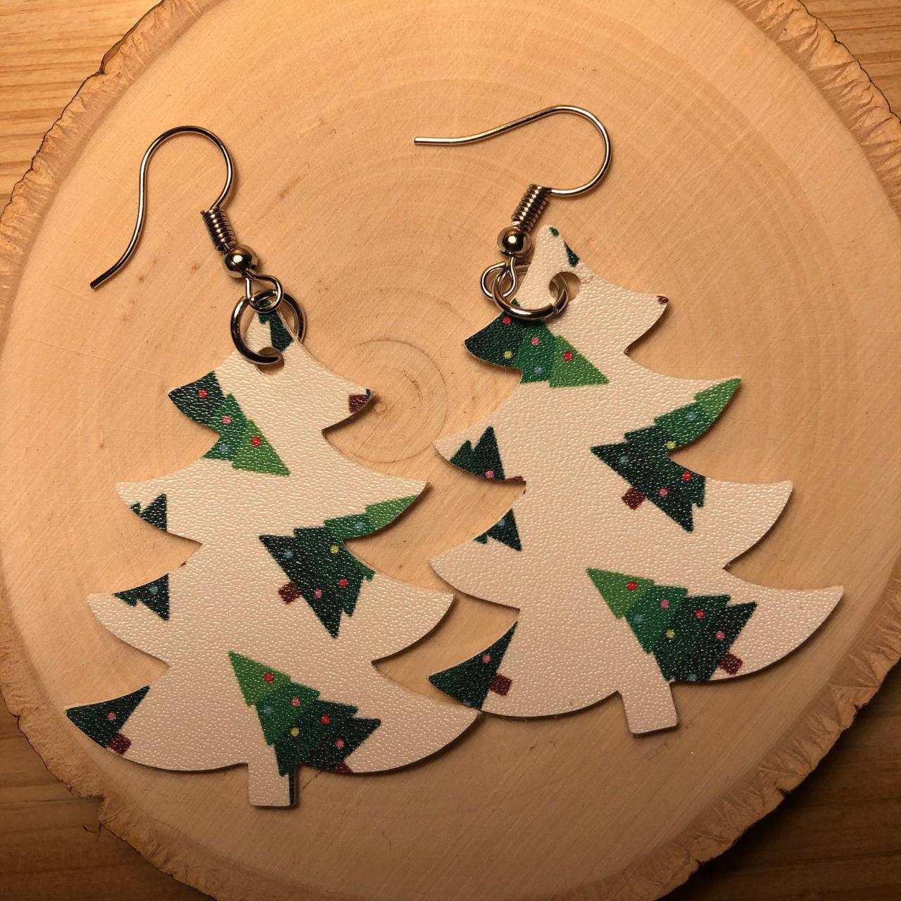 Clearance--christmas Tree Earrings